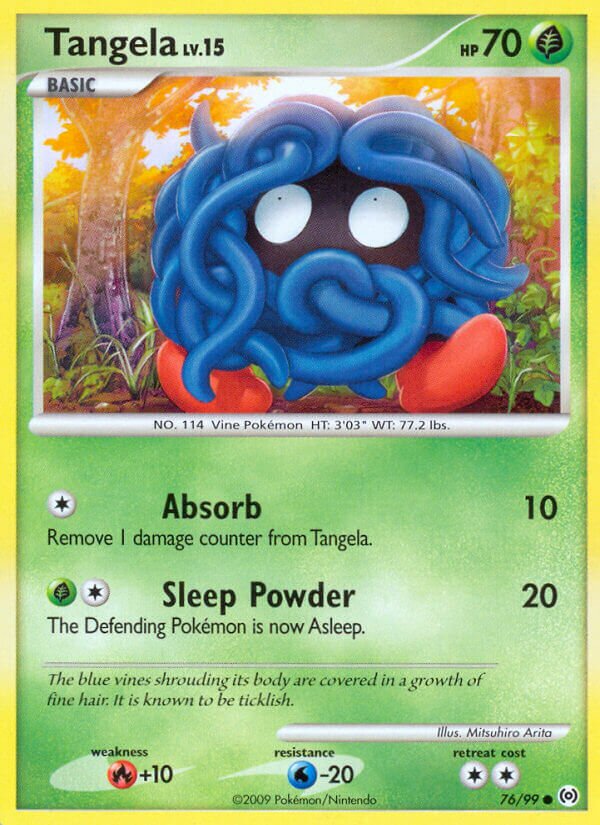 Tangela 076/111 — Arceus (English Pokémon TCG card)
