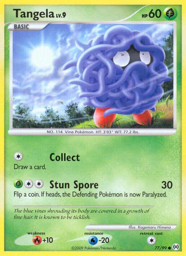Tangela 077/111 — Arceus (English Pokémon TCG card)