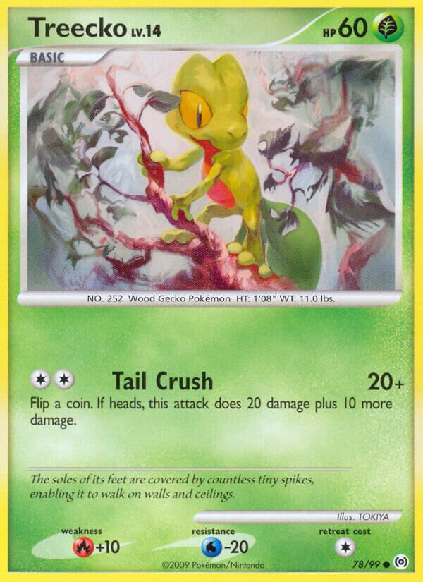 Treecko 078/111 — Arceus (English Pokémon TCG card)