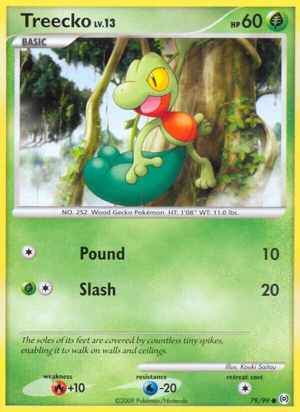 Treecko 079/111 — Arceus (English Pokémon TCG card)