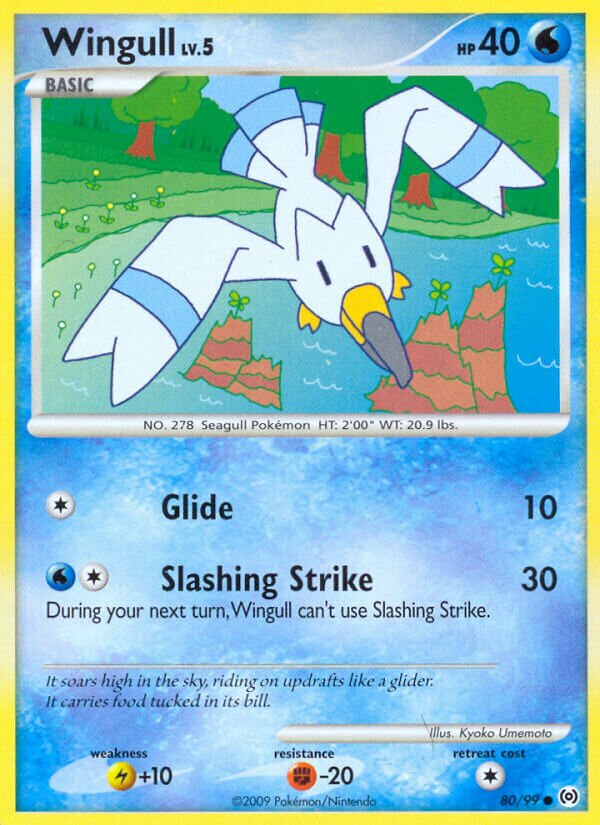 Wingull 080/111 — Arceus (English Pokémon TCG card)