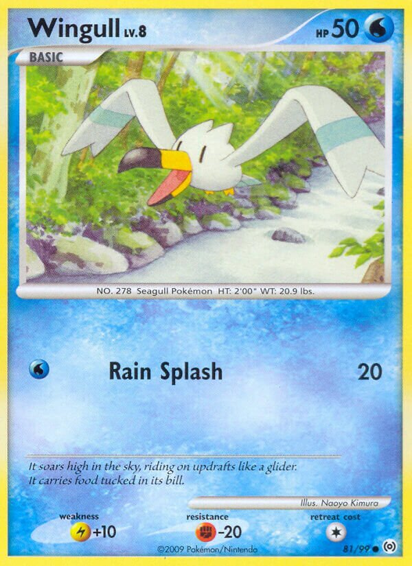 Wingull 081/111 — Arceus (English Pokémon TCG card)