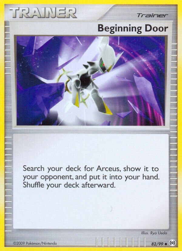 Beginning Door 082/111 — Arceus (English Pokémon TCG card)