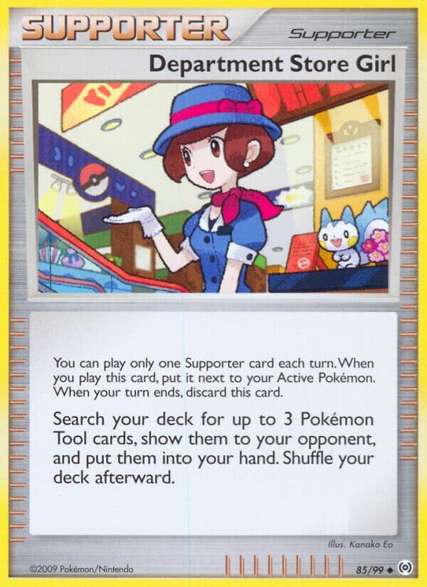 Department Store Girl 085/111 — Arceus (English Pokémon TCG card)