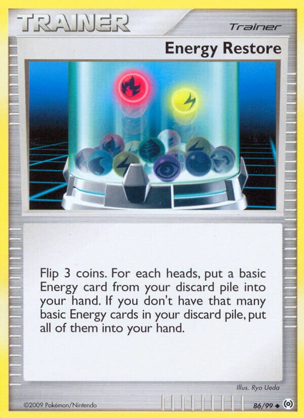 Energy Restore 086/111 — Arceus (English Pokémon TCG card)