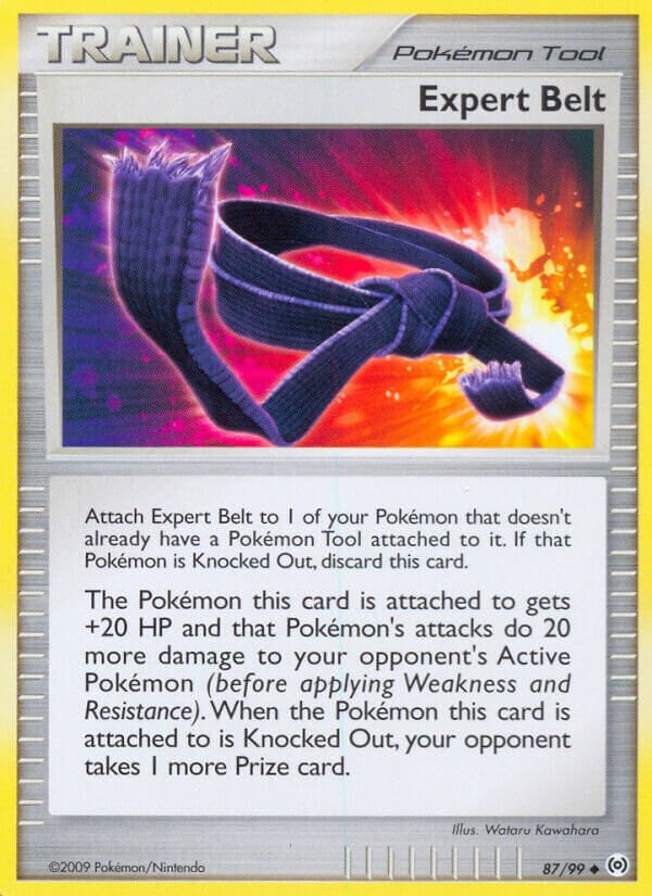 Expert Belt 087/111 — Arceus (English Pokémon TCG card)