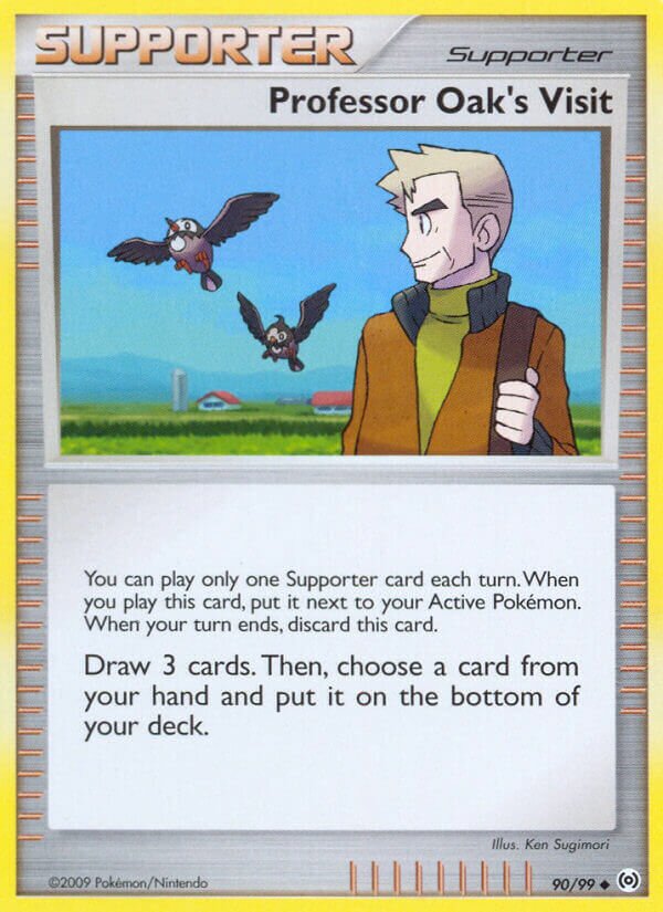 Professor Oak's Visit 090/111 — Arceus (English Pokémon TCG card)