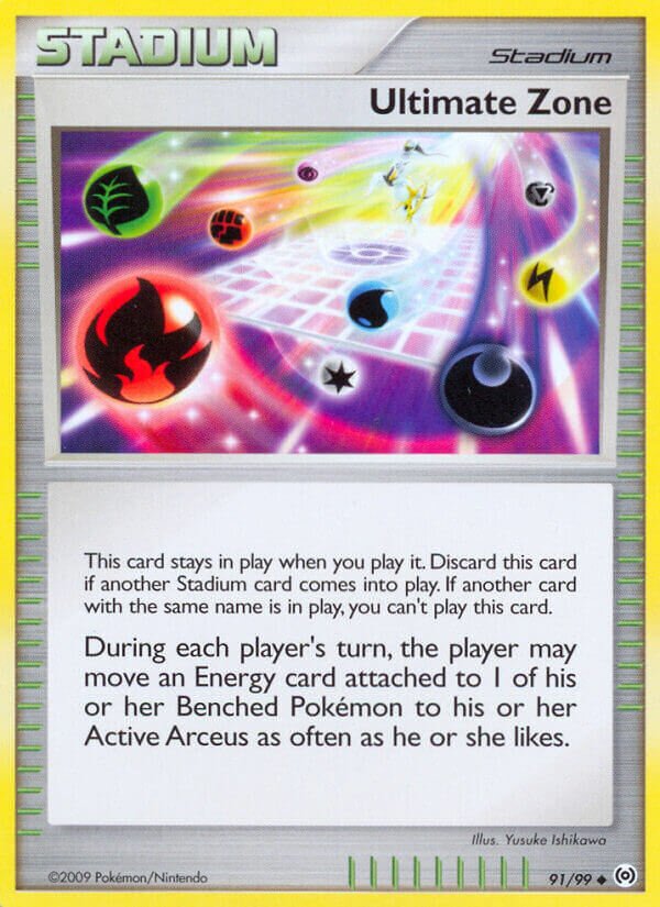 Ultimate Zone 091/111 — Arceus (English Pokémon TCG card)
