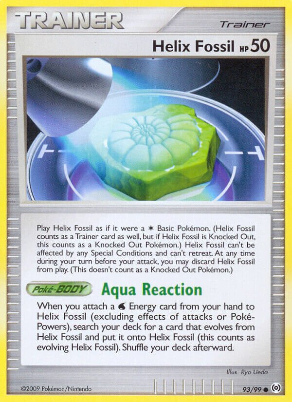 Helix Fossil 093/111 — Arceus (English Pokémon TCG card)