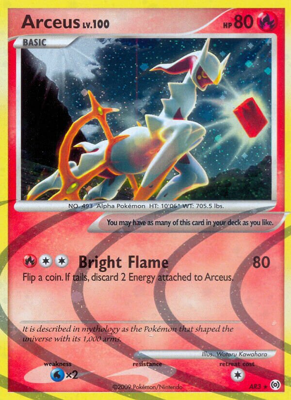 Arceus AR3 — Arceus (English Pokémon TCG card)