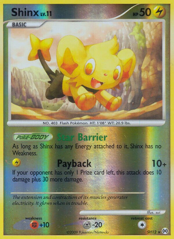 Shinx SH12 — Arceus (English Pokémon TCG card)