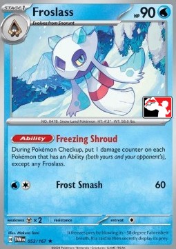 Froslass 053 — Play! Pokémon Prize Pack Series Seven (English Pokémon TCG card)