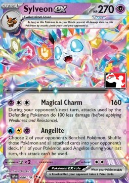 Sylveon ex 086 — Play! Pokémon Prize Pack Series Seven (English Pokémon TCG card)