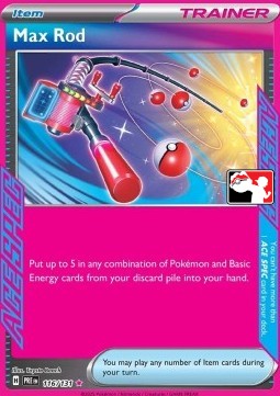 Max Rod 116 — Play! Pokémon Prize Pack Series Seven (English Pokémon TCG card)