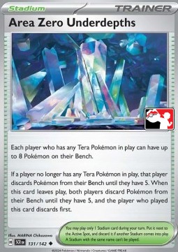 Area Zero Underdepths 131 — Play! Pokémon Prize Pack Series Seven (English Pokémon TCG card)