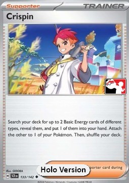 Crispin 133 — Play! Pokémon Prize Pack Series Seven (English Pokémon TCG card)
