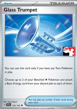 Glass Trumpet 135 — Play! Pokémon Prize Pack Series Seven (English Pokémon TCG card)