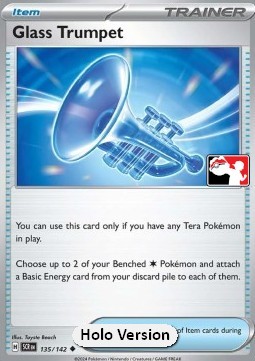 Glass Trumpet 135 — Play! Pokémon Prize Pack Series Seven (English Pokémon TCG card)