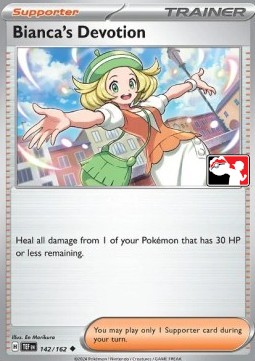 Bianca's Devotion 142 — Play! Pokémon Prize Pack Series Seven (English Pokémon TCG card)