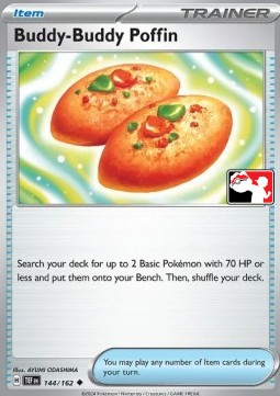 Buddy-Buddy Poffin 144 — Play! Pokémon Prize Pack Series Seven (English Pokémon TCG card)