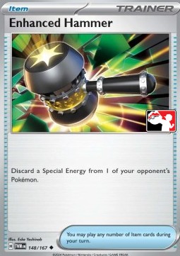 Enhanced Hammer 148 — Play! Pokémon Prize Pack Series Seven (English Pokémon TCG card)