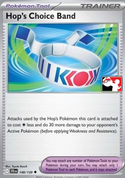 Hop's Choice Band 148 — Play! Pokémon Prize Pack Series Seven (English Pokémon TCG card)
