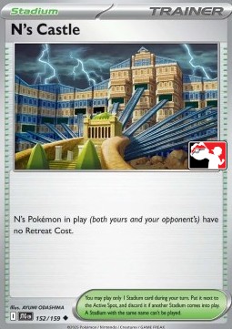 N's Castle 152 — Play! Pokémon Prize Pack Series Seven (English Pokémon TCG card)