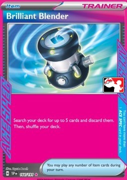 Brilliant Blender 164 — Play! Pokémon Prize Pack Series Seven (English Pokémon TCG card)
