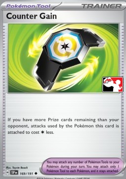 Counter Gain 169 — Play! Pokémon Prize Pack Series Seven (English Pokémon TCG card)