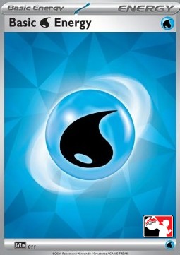 Basic Water Energy 011 — Play! Pokémon Prize Pack Series Six (English Pokémon TCG card)