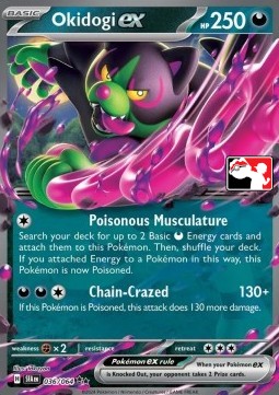 Okidogi ex 036 — Play! Pokémon Prize Pack Series Six (English Pokémon TCG card)