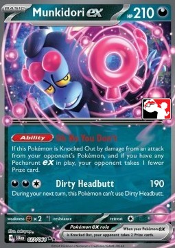 Munkidori ex 037 — Play! Pokémon Prize Pack Series Six (English Pokémon TCG card)