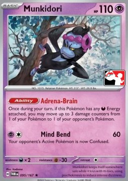 Munkidori 095 — Play! Pokémon Prize Pack Series Six (English Pokémon TCG card)