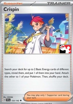 Crispin 133 — Play! Pokémon Prize Pack Series Six (English Pokémon TCG card)