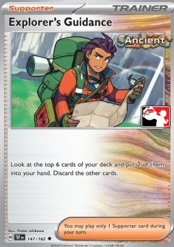 Explorer's Guidance 147 — Play! Pokémon Prize Pack Series Six (English Pokémon TCG card)