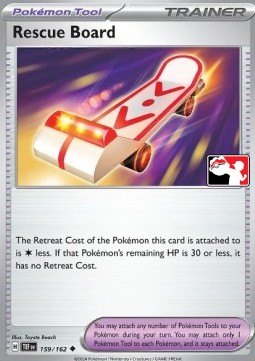 Rescue Board 159 — Play! Pokémon Prize Pack Series Six (English Pokémon TCG card)