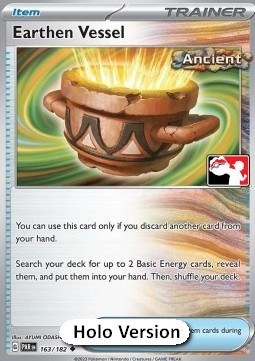 Earthen Vessel 163 — Play! Pokémon Prize Pack Series Six (English Pokémon TCG card)