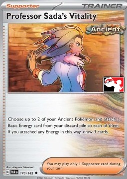 Professor Sada's Vitality 170 — Play! Pokémon Prize Pack Series Six (English Pokémon TCG card)