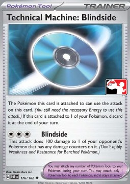 Technical Machine: Blindside 176 — Play! Pokémon Prize Pack Series Six (English Pokémon TCG card)