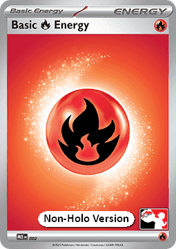 Basic Fire Energy 002 — Play! Pokémon Prize Pack Series Eight (English Pokémon TCG card)
