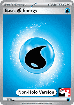 Basic Water Energy 003 — Play! Pokémon Prize Pack Series Eight (English Pokémon TCG card)