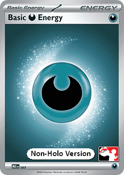 Basic Darkness Energy 007 — Play! Pokémon Prize Pack Series Eight (English Pokémon TCG card)