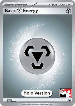 Basic Metal Energy 008 — Play! Pokémon Prize Pack Series Eight (English Pokémon TCG card)