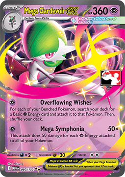 Mega Gardevoir ex 060 — Play! Pokémon Prize Pack Series Eight (English Pokémon TCG card)