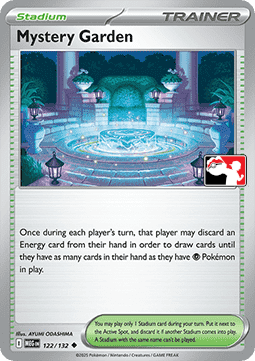 Mystery Garden 122 — Play! Pokémon Prize Pack Series Eight (English Pokémon TCG card)