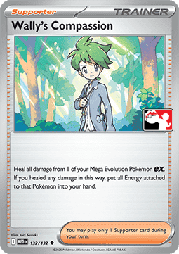 Wally's Compassion 132 — Play! Pokémon Prize Pack Series Eight (English Pokémon TCG card)