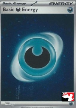 Basic Darkness Energy 007 — Play! Pokémon Prize Pack Series Five (English Pokémon TCG card)
