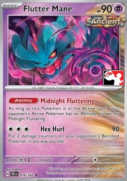 Flutter Mane 078 — Play! Pokémon Prize Pack Series Five (English Pokémon TCG card)