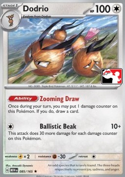 Dodrio 085 — Play! Pokémon Prize Pack Series Five (English Pokémon TCG card)