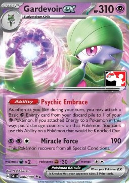 Gardevoir ex 086 — Play! Pokémon Prize Pack Series Five (English Pokémon TCG card)